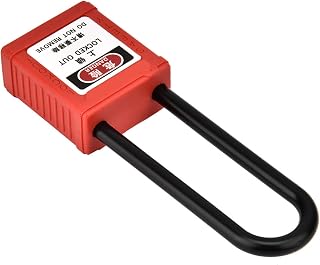 Long Insulated Beam Lockout Padlock, Tag Out Isolation Lock Antiskid Line Design of The Lock Body, for Lock Out Tag Out