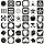REQAG 36 Pages Tarjetas Negras y Blancas para Bebés Juguetes Bebes 0-3 Meses Regalos para Recién Nacidos Tarjetas Flash Tarjetas Flashcards Tarjeta Visual de Alto Contraste