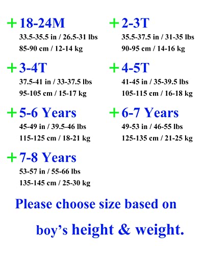 Hosukko Boy Dress Outfit, Long Sleeve Dress Shirt & Pants & Suspender & Tie & Bowtie, Suspenders Outfit For Boys With Bow Tie, Toddler Boys Gentleman Suit Outfits For Formal Occassion (Black,18-24M) #TOP5