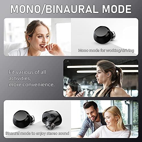 Dzstorm Wireless Headphones Bluetooth 5.0 Earbuds 48H Playtime Touch Control IP7 Waterproof True Wireless Earphones for sports, Noise Cancelling HiFi Stereo Sound In-Ear Headsets with Microphone