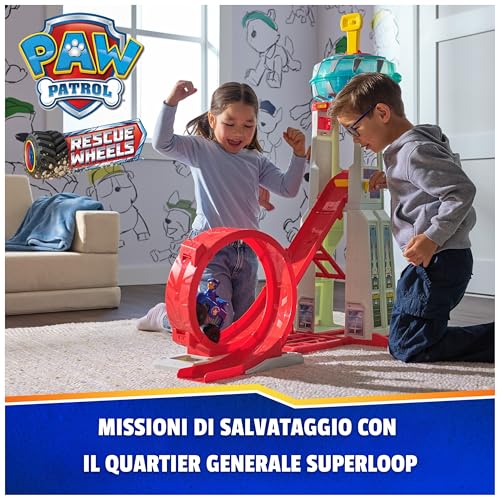 Foto Paw Patrol: Quartier Generale Superloop, con Luci, Suoni, Propulsore per Veicoli 2