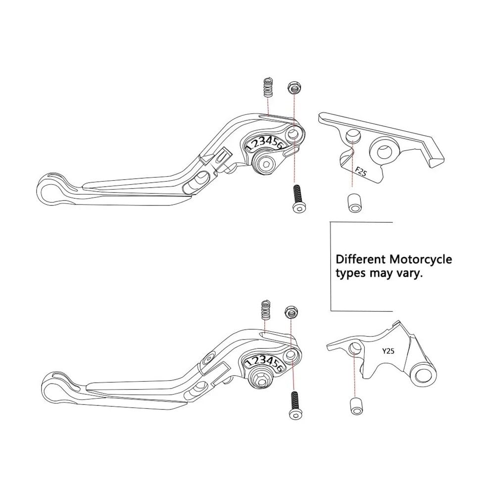 Amazon.com: XLNSM Brake Levers, Clutch Lever Brake for