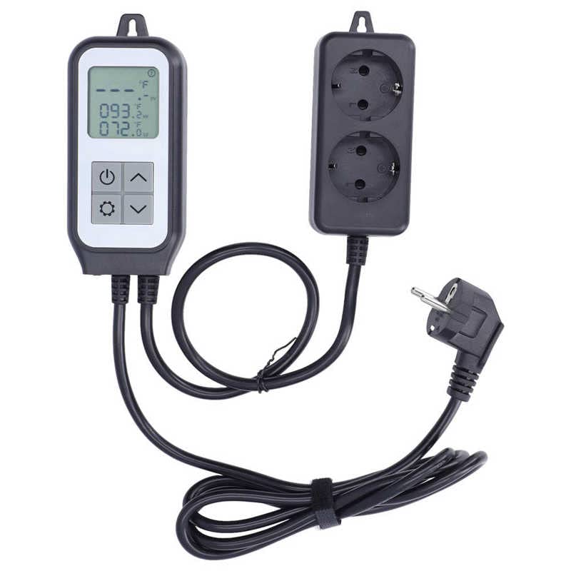 Temperature Controller EU Plug AC100 250V Temperature Regulator Family Sharing for Home Brewing