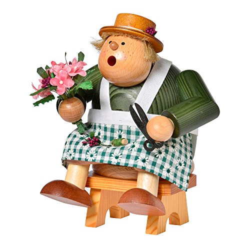 KWO Smoking Man Figurine, Florist, 16 cm, us:one Size, Multicolour