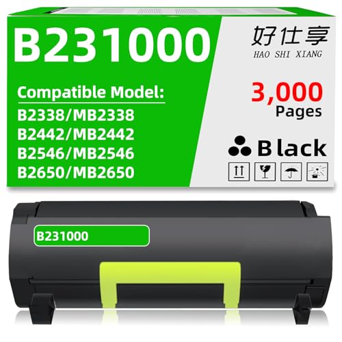 Image of B231000 Compatible Toner Cartridge for B231000 3,000 Page Yield for B2338 B2442 B2546 B2650DW MB2338 MB2442 MB2546 MB2650ADWE Series Laser Printers 1 Pack