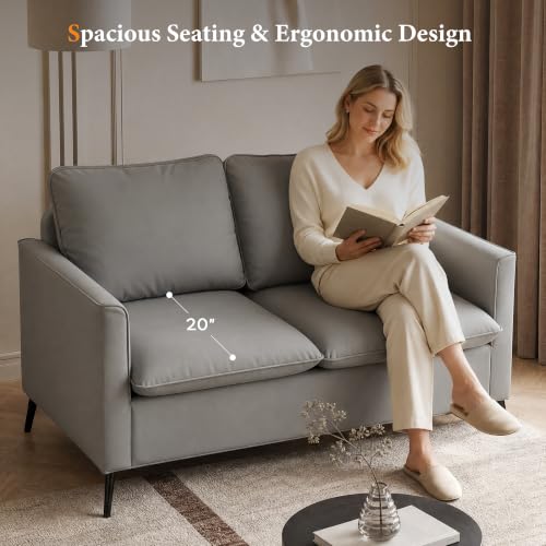 Faux Leather Loveseat and Accent Chair 2 Piece Set for Stylish Living Rooms - Image 5