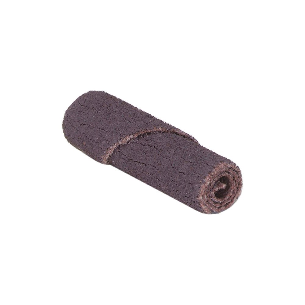 Merit Abrasive Cartridge Roll, Aluminum Oxide, 1/8" Arbor, Roll 1/2" Diameter x 1-1/2" Length, Grit 80 (Pack of 100)