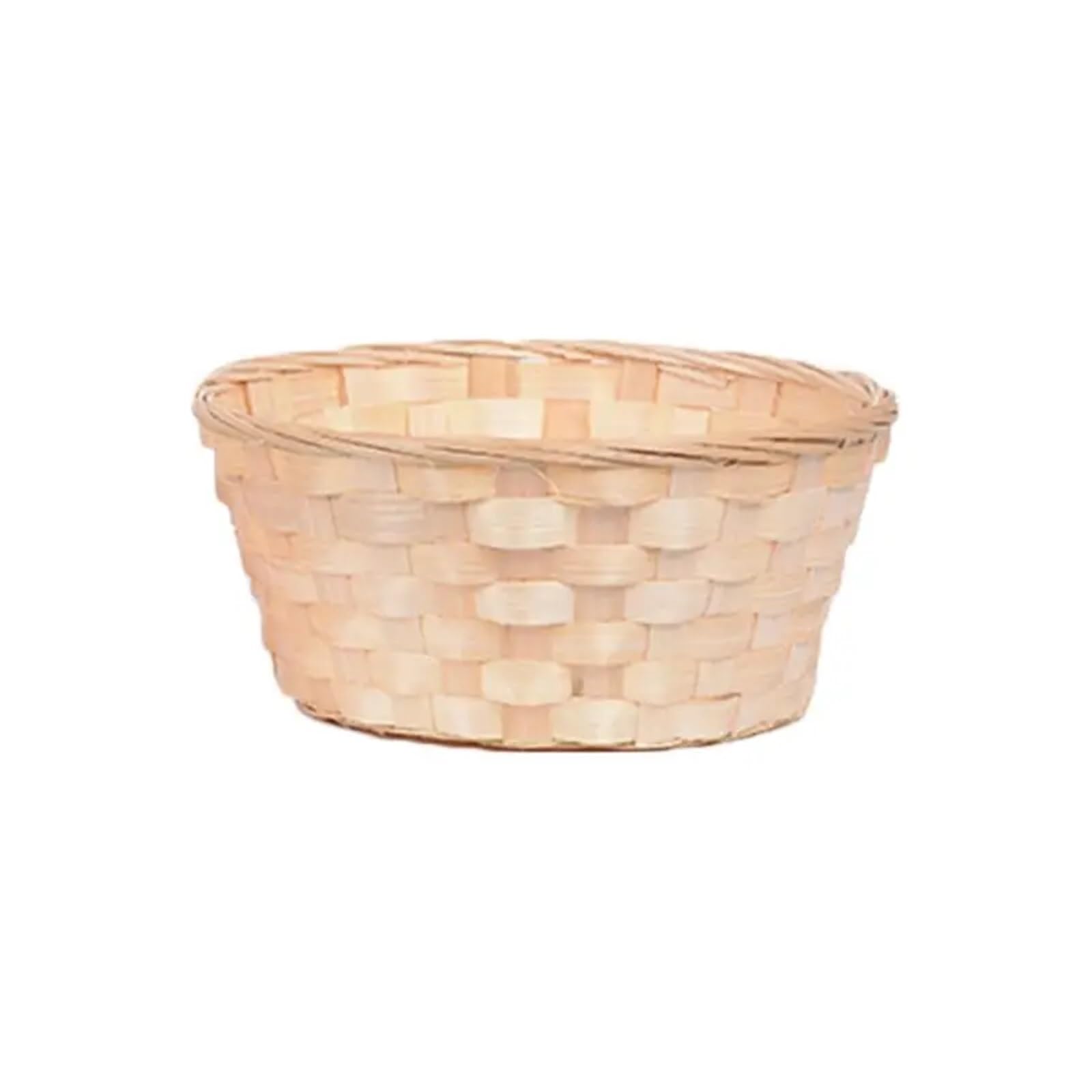 egg basket, Round Wicker Bread Basket Hampers Handmade Eggs Vegetables Food Fruit Dessert Cookies(L)