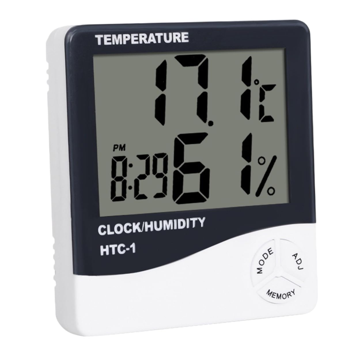 BESPORTBLE 3 Piezas Termómetro Digital Higrómetro Relojes Termómetro Inalámbrico Termómetro Casero Termómetro De Interior Electrónico Reloj De Pared