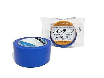 Teraoka No. 340G Line Tape, Blue, 2.0 in x 65.6 ft 50 mm x 20 m
