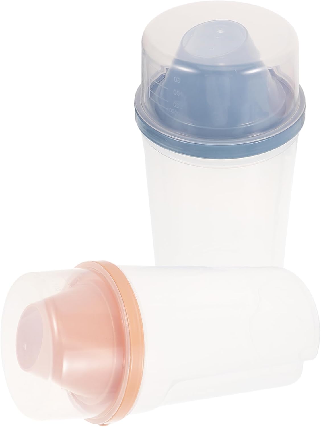 2Pcs Refillable Laundry Bottles Compact Travel Shampoo Containers for Home Hotel Use Smooth Edges Lightweight Design for Detergent Storage