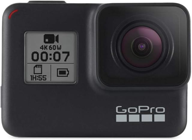 GoPro HERO7 Black  Waterproof Digital Action Camera with Touch Screen 4K HD Video 12MP Photos Live Streaming Stabilisation