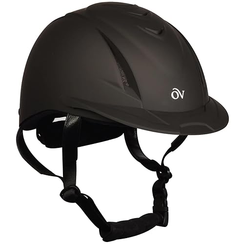 OVATION Adult Deluxe Schooler Riding Helmet - Lightweight Breathable Adjustable