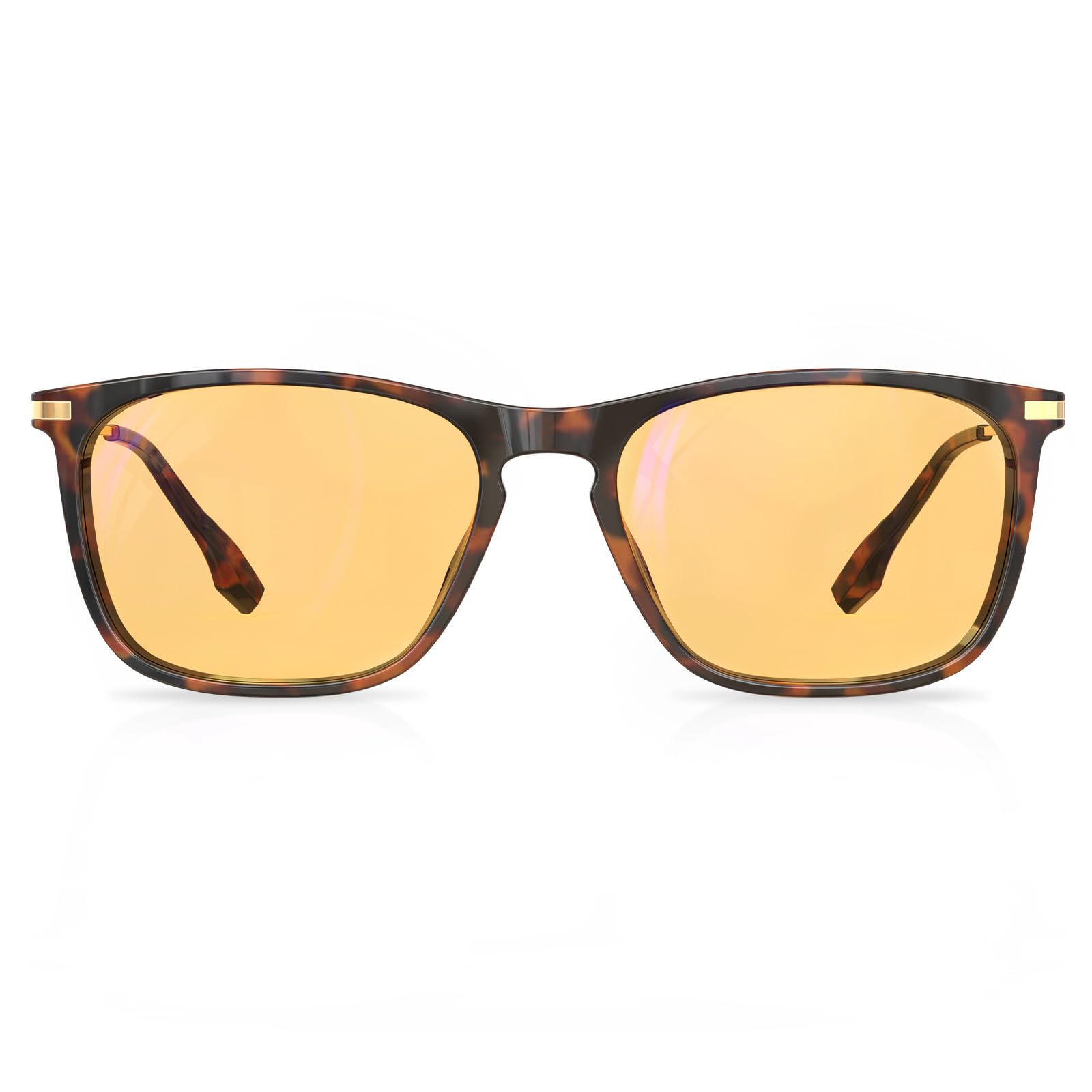 Goiteia Orange Blue Light Blocking Glasses-Retro 70s Blue Light Glasses for Men Women, Easier Sleep and Migraine Relief