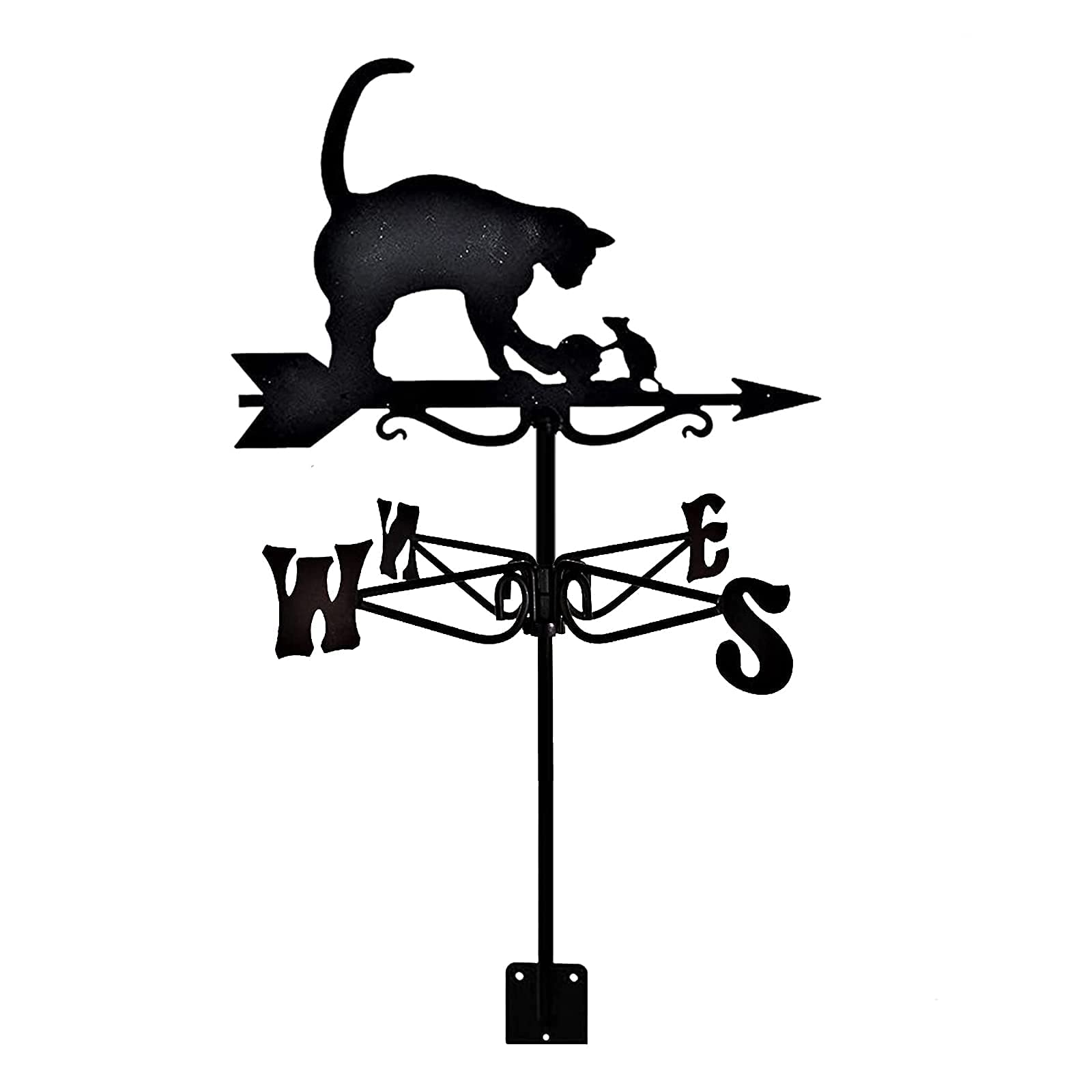 TAXXII Weather Vane Farm Retro Weathervanes Measuring Tools Wind Direction Indicator Outdoor Ornaments Backyard Lawn Decor