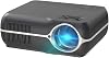 Projector Micro Multimedia Video Player HD 1080p Home Office Projector Dual HDMI Input Port Compatible HDMI/USB/AV/VGA Home Theater Entertainment