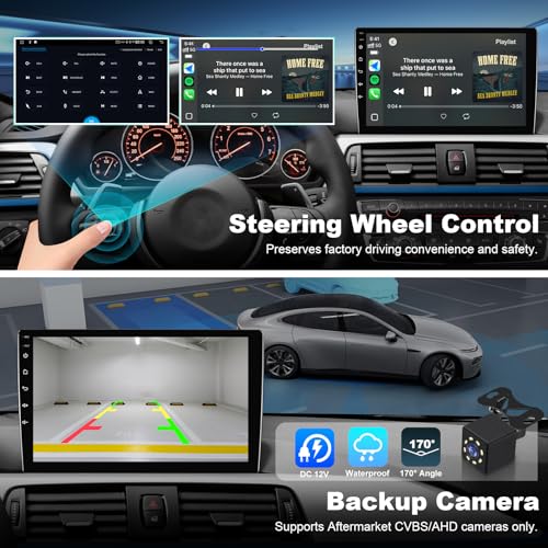 9 Inch IPS Touchscreen Linux Car Stereo for Subaru Forester 2008-2012 Impreza 2008-2011 with Wireless CarPlay & Android Auto Car Radio, Support Bluetooth, FM Radio, Backup Camera, SWC, Dual USB by ISUDAR - Used condition - Image 6