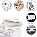 CBTONE 100 PCS Double Sided White Foam Tape Strong Pad Mounting Adhesive Stickers, Square
