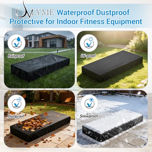 Tapis de course housse imperméable FOXCUP pour tapis roulant électrique pliable noir LCD