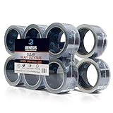 Genesis Global Logistics Clear Packing Tape, 12 Rolls Heavy Duty Packaging Tape for Shipping Packaging Moving Sealing, Thicker Clear Packing Tape, 1.88 Inches Wide, 60 Yards Per Roll