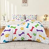 Entretien Facile et Durable: Housses de couette lavables en machine à moins de 40 °C, séchage en machine à basse température. Ne pas javelliser. Résistantes au rétrécissement et aux plis, elles conservent leur douceur et éclat après plusieurs lavages. Le double face permet d’alterner facilement les motifs, parfait pour varier la décoration selon l’humeur ou la saison