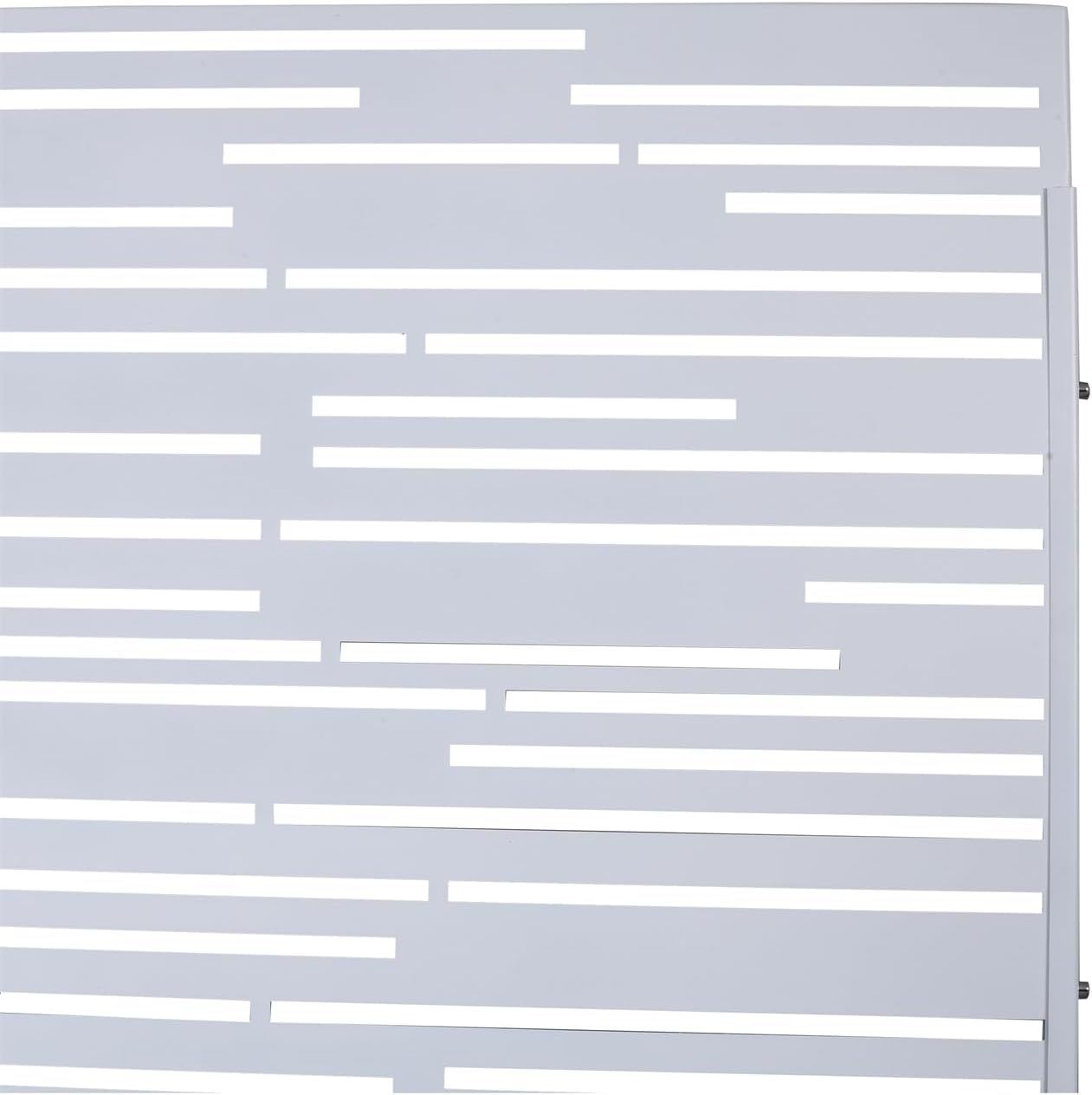 Metal Privacy Screen, Outdoor & Indoor Privacy Screen, for Deck Balcony Patio, Privacy Fence Panels for Outside Lawn Garden, 76" H×48" W (White)