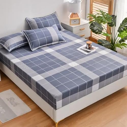 Jogo de Lençol King 3 Peças 1,93m x 2,03m x 30cm de Altura Estampas Sortidas