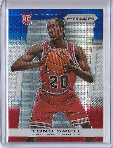 2013-14 Panini Prizm Prizms Blue White and Red Mosaic Monster Box #100 Tony Snell - Rookie Year