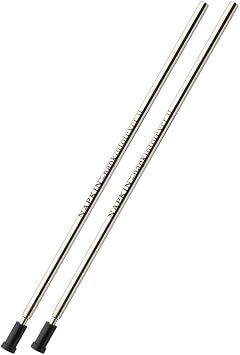Pininfarina Cambinao Ink Refill 2X Replacement Ballpoint Pen Refills Black