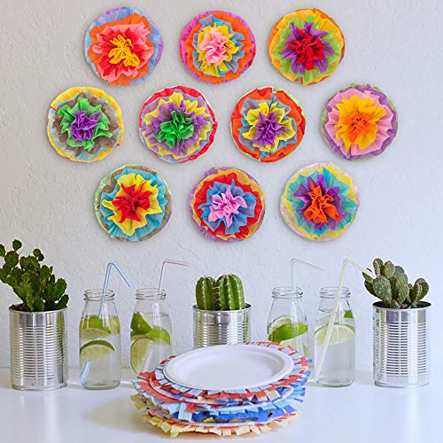 Cinco De Mayo Decorations Fiesta Tissue Pom Paper Flowers Mexican