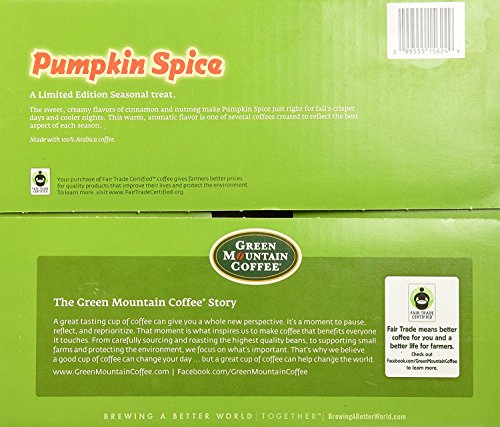 Image of Green Mountain Coffee Fair Trade Pumpkin Spice K-Cups 80 Count Value Box