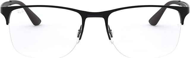 Óculos de Grau Ray Ban Rx6362 2509/55 Preto Brilhante