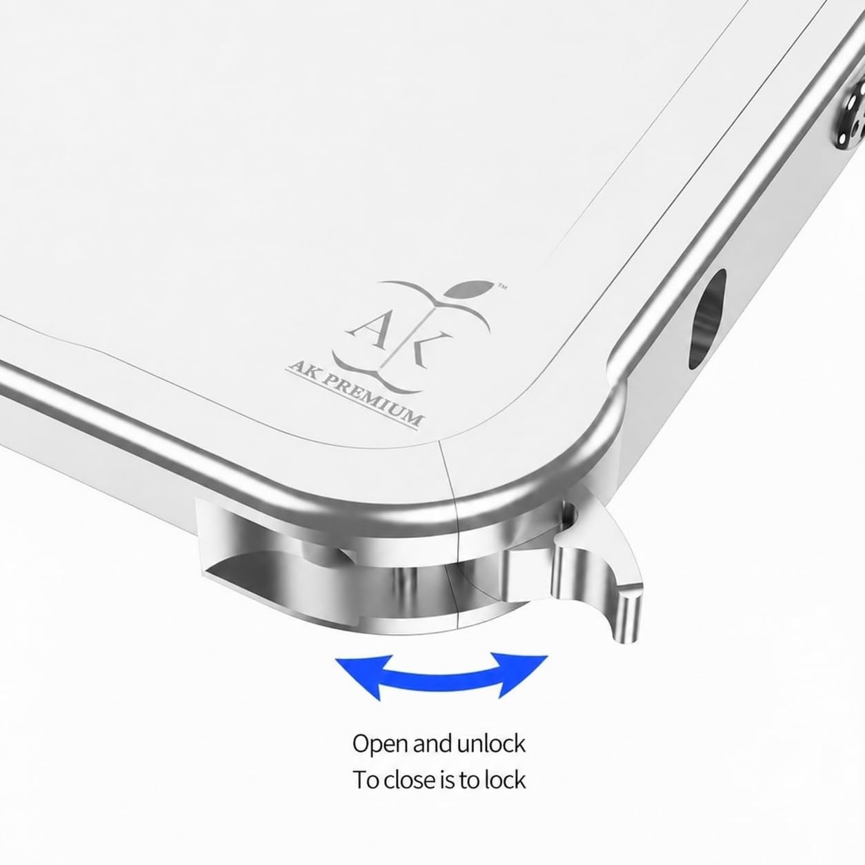 Metal Conversion Kit for i Phone 16 Pro Max to i Phone 17 Pro Max Look | Aluminum Back Plate with Metal Camera Frame | Shockproof Back Housing Replacement | Silver — Amazon image 5