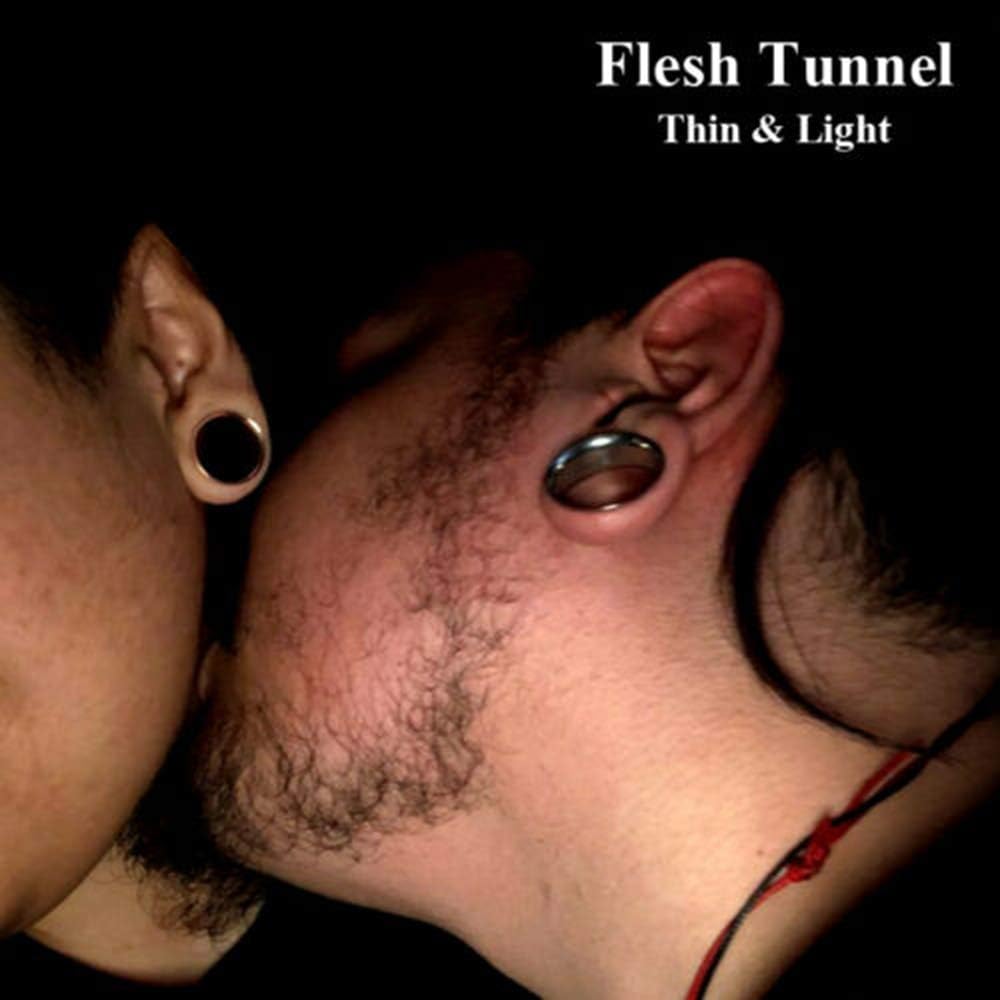 3 Pairs Acrylic Black Ear Taper Spiral Expander Plugs - Surgical Steel Tunnel Gauges Ear Stretcher Piercing Body Jewelry