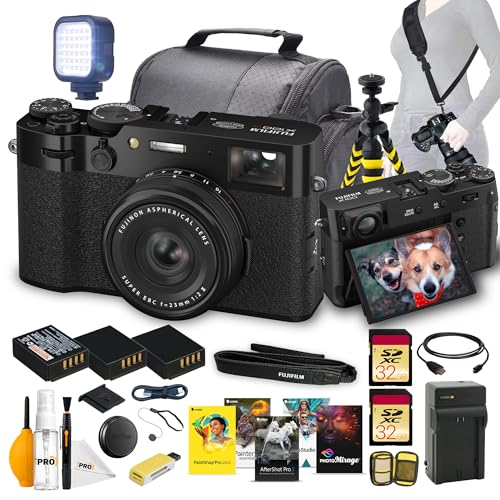 FUJIFILM X100VI Black with Tripod and Extras