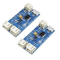 Hailege 2pcs CN3065 Mini Solar Lipo Ladegerät Board Lithium Batterie Ladechip Micro USB DIY Outdoor Application Kit Ladebrett Modul