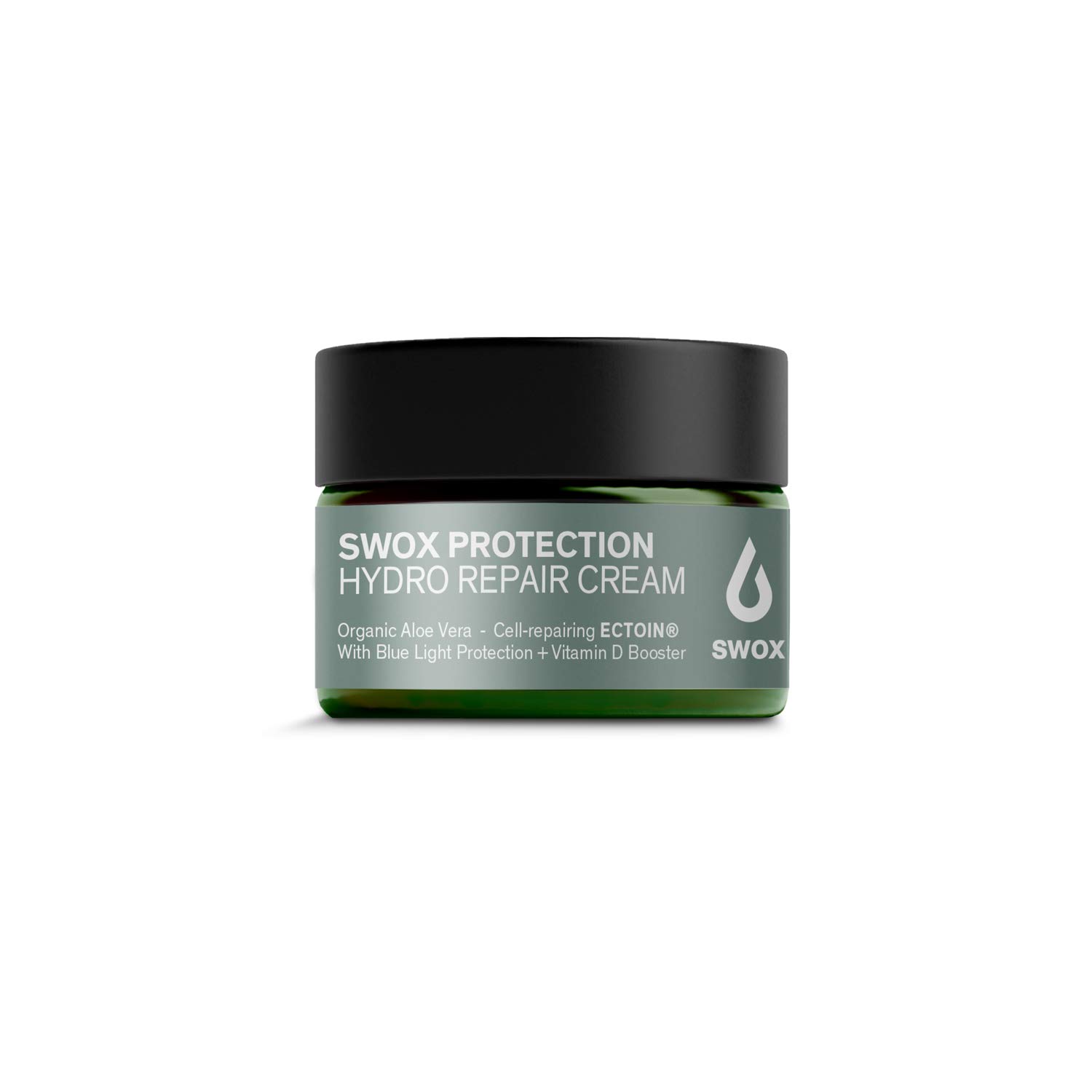 SWOX After Sun Repair Cream mit Bio Aloe Vera - Feuchtigkeitsspendende Tagescreme und Regeneration für gestresste Haut - Reisegröße 50ml