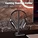 Cewomuc Headphone Stand - Headset Stand with Aluminum Hanger, Headphone Holder for AirPods Max, Sony, Bose, Beats and More (Black)