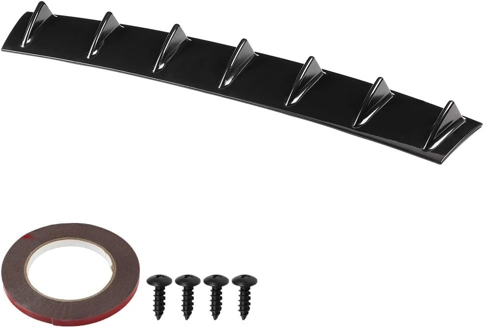 Fravsiu Motorhauben Lufteinlass Dekoration - ABS Klebe-Spoiler Carbon-Optik