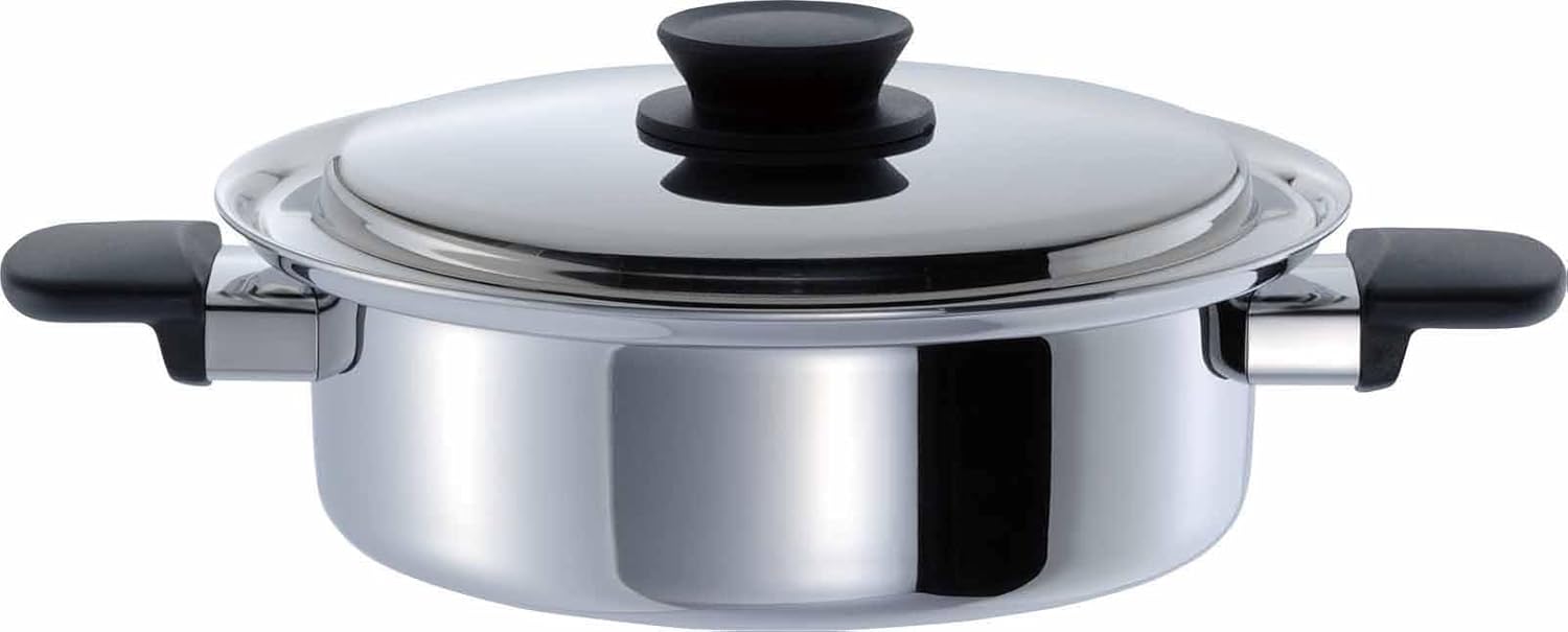 [Compatible with IH200V] Magical Yumic Eterna Double-Handed Deep Pot 9.4 inches (24 cm)