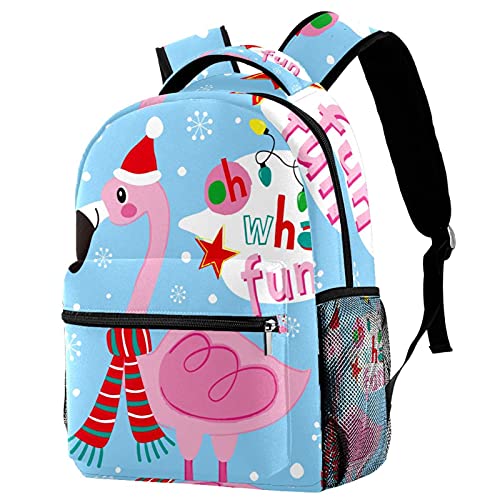 Sac à dos pour garçons et filles multicolore imprimé tropical léger et résistant