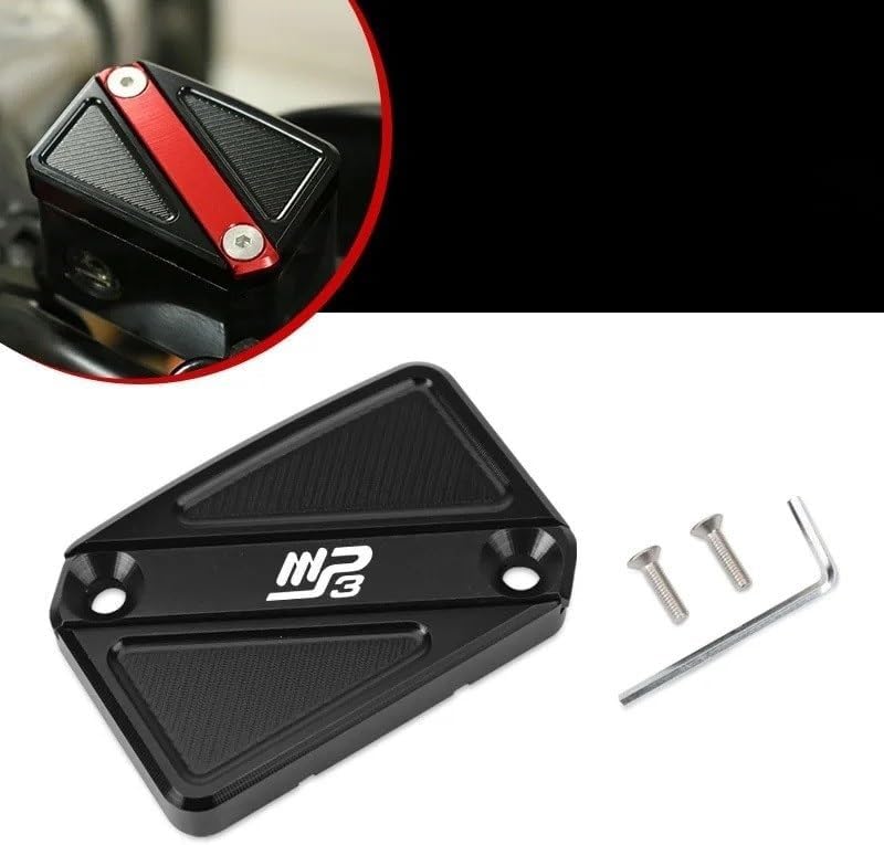 Guard Brake Fluid Reservoir for MP3 300 400 500 2015-2021 Motorcycles Accessories Front Brake Reservoir Fluid Tank Cover Oil Cup Cap