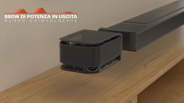 Soundbar JBL Bar 1000 7.1.4 Canali | Dolby Atmos, Altoparlanti Surround Wireless, Subwoofer 10'' - Foto 5