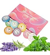 RoseFlower Shower Steamers Aromatherapy, Set of 8 Natural Bath Bombs with Lavender/Mango/Rose/Spr...