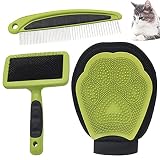❤ 【Fácil de limpiar】 Simplemente sepárelo para quitar el pelo entre las cerdas. El vello se eliminará fácilmente, ¡listo para el próximo uso! Ya no es necesario usar palillos de dientes para recoger el pelo de las mascotas.