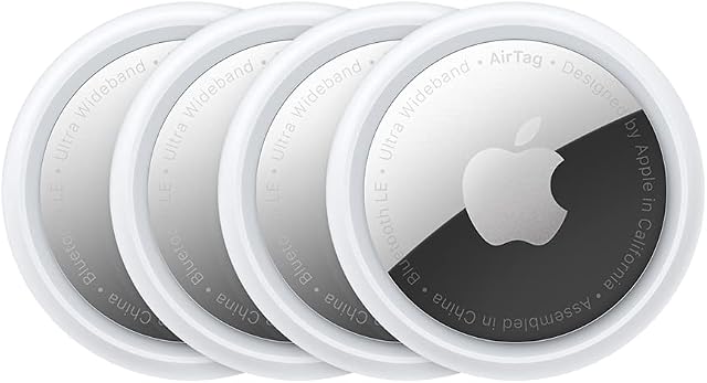 New Apple AirTag, Bluetooth Item Finder and Key Finder (4 pack)