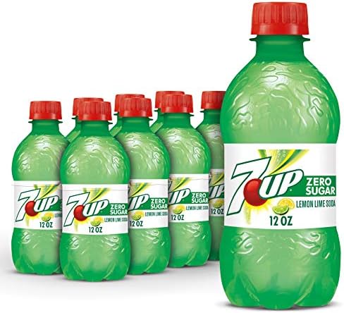 Diet 7UP Lemon Lime Soda, Naturally Flavored, Zero Calories and Caffeine Free, 12 Fl Oz (pack of 8)