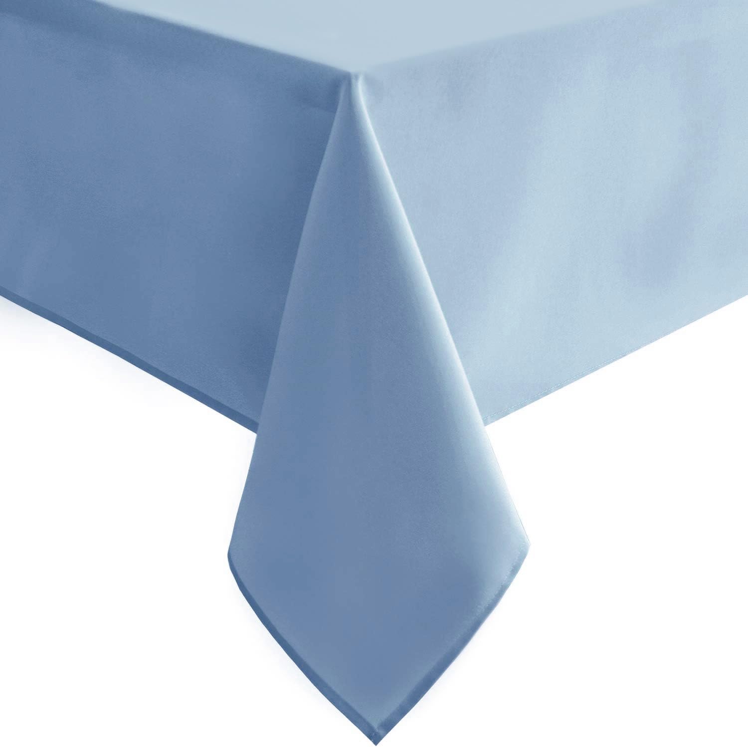 Hiasan Dusty Blue Rectangle Tablecloth - Waterproof Spillproof and Wrinkle Resistant Washable Polyester Table Cloth for Dining Party, 60 x 84 inch — image 1