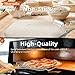 Sharmila Pizza Peel 12 Inch, Aluminum Pizza Paddle with Foldable Wooden Handle,Pizza Rocker Cutter,and Metal Pizza Spatula-Ideal for Family Pizza Oven Baking,Dough,Bread & Pastry