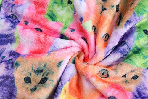 Jxstar Girls Cat Bathrobes Kids Hooded Robes Plush Soft Fleece Pajamas Sleepwear,4T 5T #TOP4